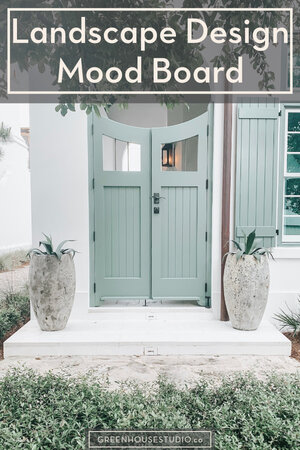 Mediterranean Landscape Design Mood Board